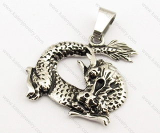 Stainless Steel Dragon Pendant - KJP050999