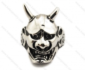 Stainless Steel Stamping Demon Skull Rings - KJR010079