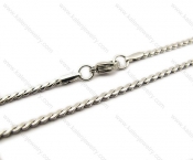 400 × 2mm Stainless Steel Small Chain - KJN150019