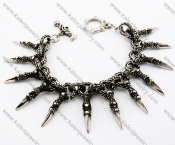 Stainless Steel Tribe Biker Bracelet - KJB050181