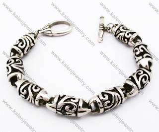 Stainless Steel Biker Bracelet - KJB170047