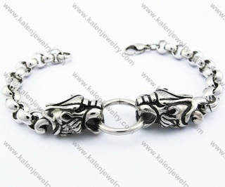 Stainless Steel Tiger Bracelets - KJB170059