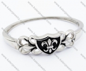 Epoxy & Iris pattern Bangle - KJB200092