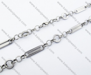 550×12mm Stainless Steel Stamping Necklaces - KJN150058