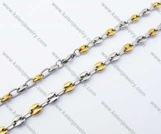 585×8mm Stainless Steel Stamping Necklaces - KJN150072