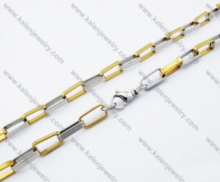 545×6.5mm  Stainless Steel Stamping Necklaces - KJN150108