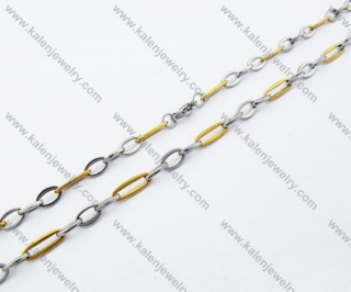 615×4.5mm Stainless Steel Stamping Necklaces - KJN150128