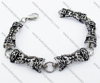 Vintage Stainless Steel Vase Bracelet - KJB170073