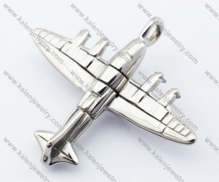 Stainless Steel Military Aircraft Pendant - KJP330016