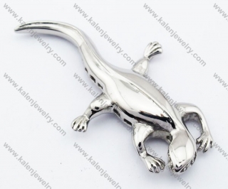 Stainless Steel Monitor lizards Pendant - KJP330020