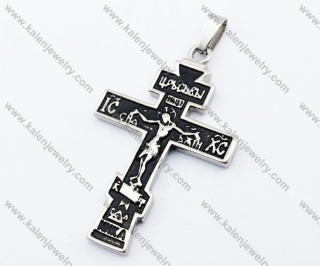 Stainless Steel Cross Pendant - KJP330038