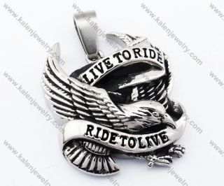 Stainless Steel Eagle Pendant - KJP330046