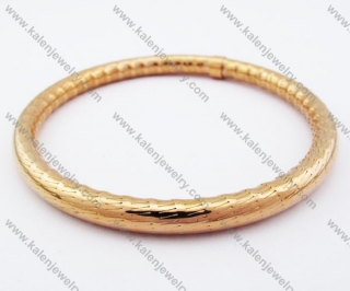 76×76mm Stainless Steel Rose Gold Plating Bangle - KJB100058