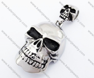 Big & Heavy Stainless Steel Skull Pendant - KJP170153