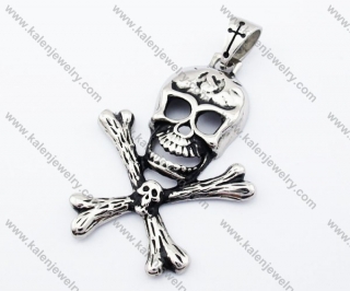 Stainless Steel Skull Pendant - KJP170155