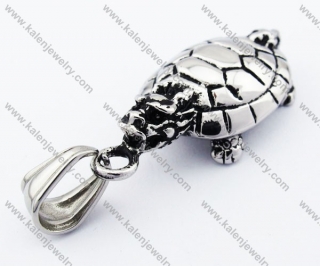 Stainless Steel Huge Legendary Turtle Pendant - KJP170156