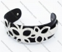 Stainless Steel Black Leather Butterfly Bracelet  - KJB050336<b style='color:red'> (Unavailable Item, Please remove it)</b>