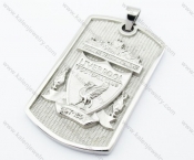 Stainless Steel Dog Tag Pendant - KJP330086