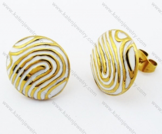 Stainless Steel Casting Earring - KJE330007