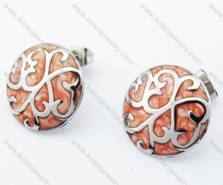 Stainless Steel Casting Earring - KJE330009