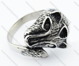 Stainless Steel Leopard Ring - KJR330056
