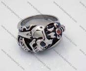 Skull Insert a Sword Biker Ring - KJR010032