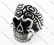 THAI Crafting Anillo Acero Quirúrgico 316L Skull Steel - KJR330061