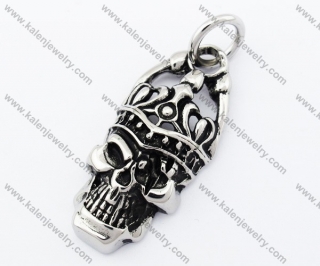 King Skull Biker Jewelry Pendant - KJP090429