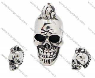 Punk 3D Mens Skull Biker Pendant - KJP010039