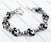 Punk Skull Biker Bracelet For Men - KJB170070