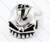 Stainless Steel Punk Cartoon Skull Ring - KJR370001