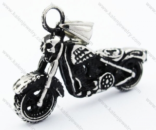 Stainless Steel Ghost Motorcycle Pendant - KJP170183