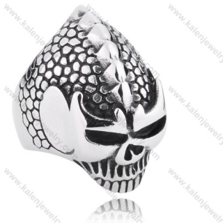 Stainless Steel Alien Ring - KJR350124