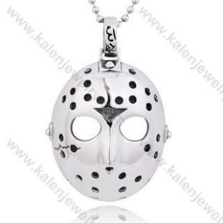 Stainless Steel Jason Mask Pendant - KJP350057