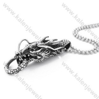 Stainless Steel Dragon Pendant - KJP350062
