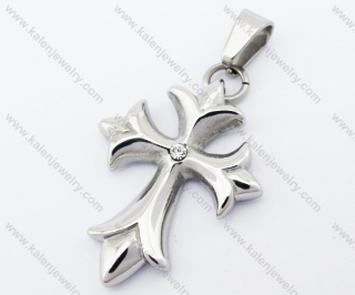 Vintage Stainless Steel Cross Pendant - KJP170232