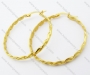 Stainless Steel Line Earring - KJE050944<b style='color:red'> (Unavailable Item, Please remove it)</b>