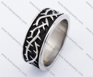 Stainless Steel Vintage Ring KJR330107