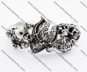 Stainless Steel Devil Skull Bangle KJB170104