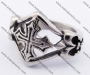 Stainless Steel Cross Ring KJR400014<b style='color:red'> (Unavailable Item, Please remove it)</b>
