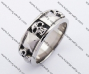 Stainless Steel Skull Ring KJR370099