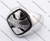 Stainless Steel Cross Ring KJR370098
