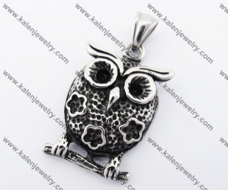 Stainless Steel Owl Pendant KJP170276