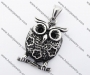 Stainless Steel Owl Pendant KJP170276