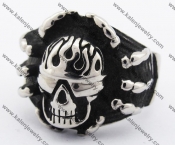 Stainless Steel Spider Skull Ring KJR170012