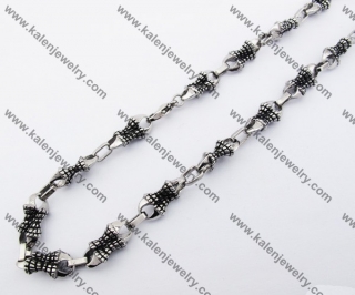 11mm Wide Casting Necklace KJN170023