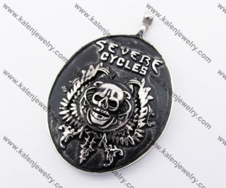 Stainless Steel Skull Pendant KJP170312