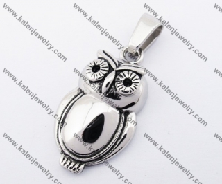 Stainless Steel Owl Pendant KJP170337