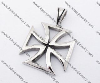 Stainless Steel Iron Cross Pendant KJP170379