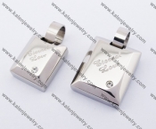 Stainless Steel Couple Pendants KJP051207